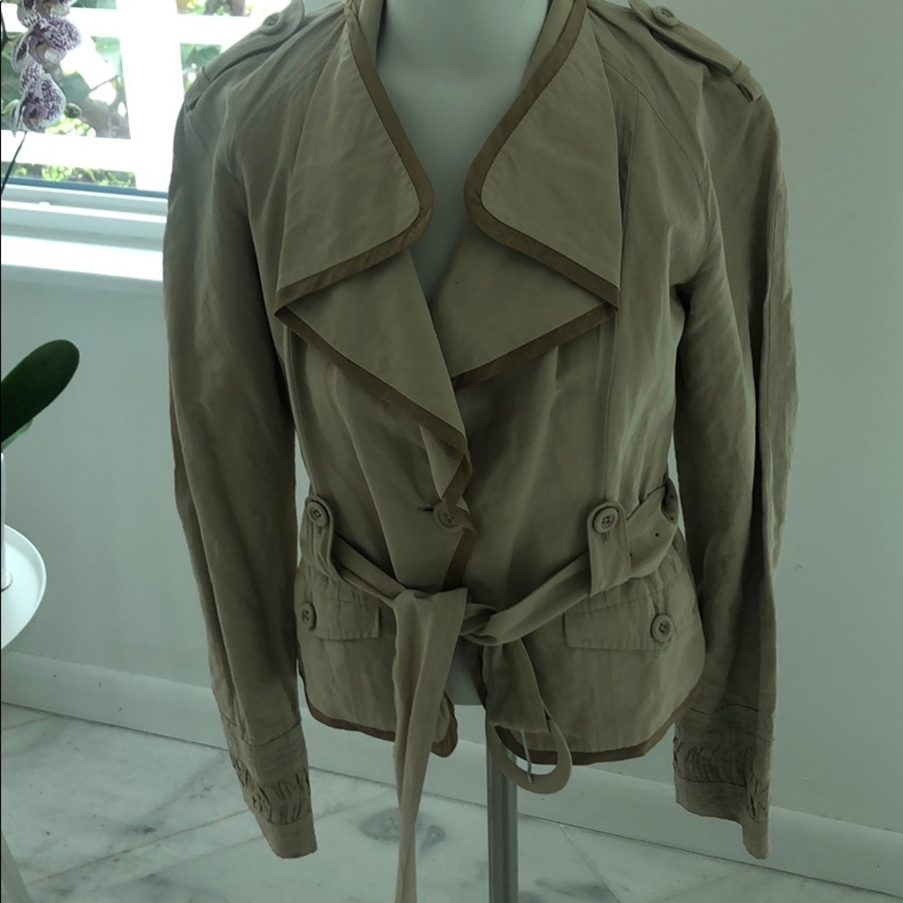 Cole Haan Jacket SZ XS In Beige.